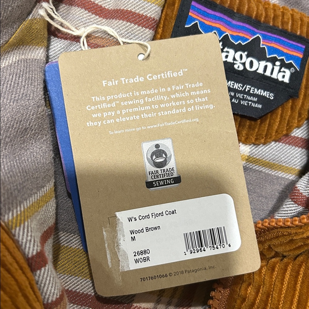 Patagonia Corduroy Fjord Coat NWT Women’s Medium - Picture 7 of 10